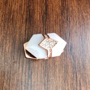 Pink agate wellness stone charm